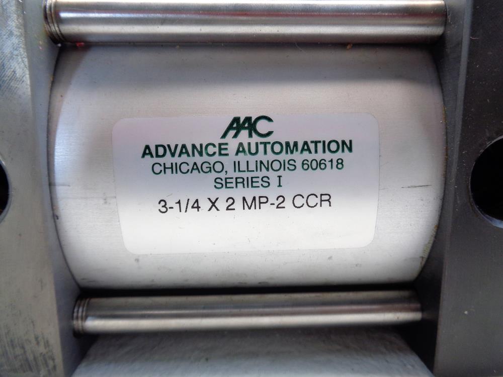 Lot of (2) Advance Automation Cylinder Series I, 3-1/4 x 2 MP-2 CCR